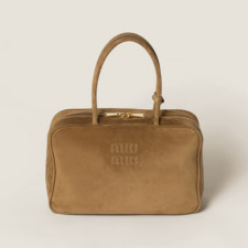 [MIUMIU] 여성백 24FW Bag 미우미우 스웨이드 보 핸드백