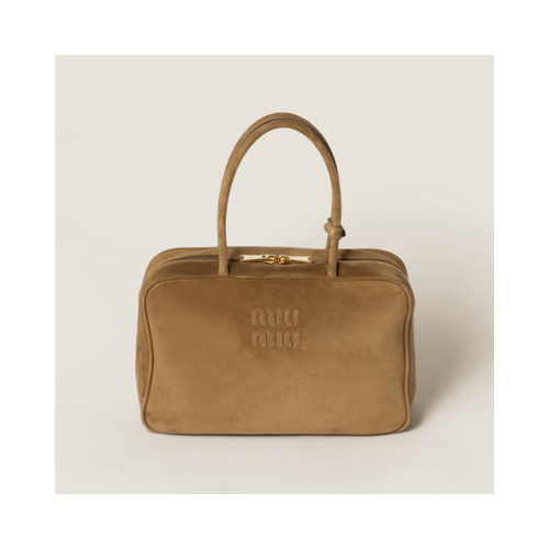 [MIUMIU] 여성백 24FW Bag 미우미우 스웨이드 보 핸드백