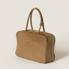 [MIUMIU] 여성백 24FW Bag 미우미우 스웨이드 보 핸드백