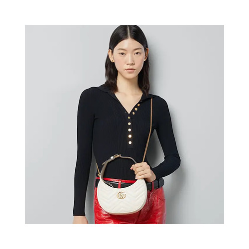 [GUCCI] 여성백 GG Marmont Bag 구찌 마몽 핸드 버킷백 699514