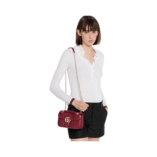 [GUCCI] 여성백 GG Marmont Bag 구찌 크로스 마몽 빈티지 스몰 숄더백