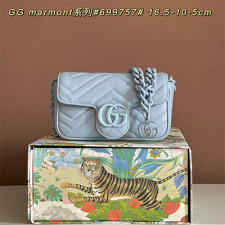 [GUCCI] 여성백 GG Marmont Bag 구찌 크로스 마몽 빈티지 숄더백 699757