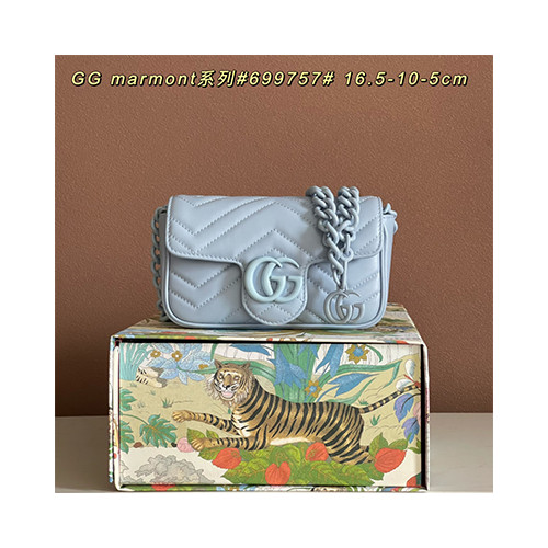 [GUCCI] 여성백 GG Marmont Bag 구찌 크로스 마몽 빈티지 숄더백 699757