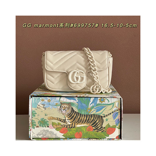 [GUCCI] 여성백 GG Marmont Bag 구찌 크로스 마몽 빈티지 숄더백 699757