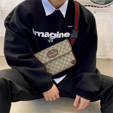 [GUCCI] 남성백 GG Ophidia Bag 구찌 수프림 벨트 크로스백 493930