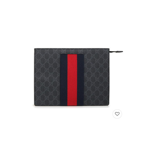 [GUCCI] 남성백 GG Bag 구찌가방 홀스빗 슈프림 웹 클러치백 475316