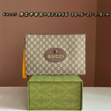 [GUCCI] 남성백 GG Bag 구찌가방 홀스빗 슈프림 웹 클러치백 473956
