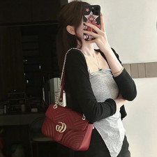 [GUCCI] 여성백 GG Marmont Bag 구찌가방 마몽 미듐 숄더백 476433