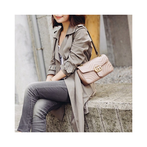 [GUCCI] 여성백 GG Marmont Bag 구찌가방 마몽 미듐 숄더백 443497