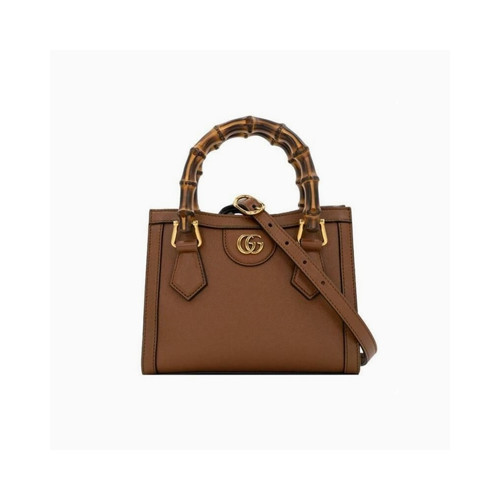 [GUCCI] 여성백 구찌가방 카프스킨 다이애나 뱀부 탑핸들 토트백 655661