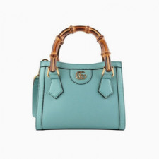 [GUCCI] 여성백 구찌가방 카프스킨 다이애나 뱀부 탑핸들 토트백 655661