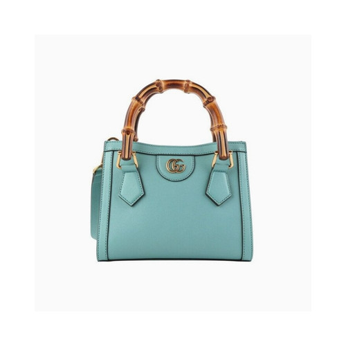 [GUCCI] 여성백 구찌가방 카프스킨 다이애나 뱀부 탑핸들 토트백 655661