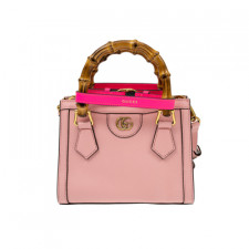[GUCCI] 여성백 구찌가방 카프스킨 다이애나 뱀부 탑핸들 토트백 655661