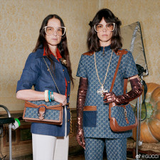 [GUCCI] 여성백 GG Demin GG Bag 구찌가방 크로스숄더백 400249