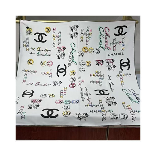[CHANEL] 여성 스카프 빈티지 90*90 샤넬 패션 CC 클래식 실크스카프