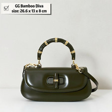 [GUCCI] 여성백 GG Bamboo Diva Bag 신상 구찌 탑핸들핸드백 827750