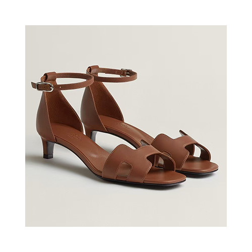 【HERMES] Chamois  SHOES 에르메스 여성 빈티지 힐샌들 슈즈