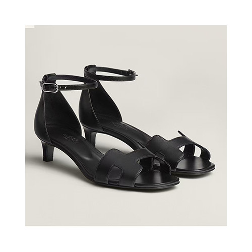 【HERMES] Chamois  SHOES 에르메스 여성 빈티지 힐샌들 슈즈