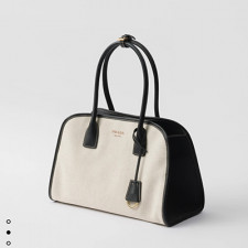 [PRADA] 여성백  BAG 프라다 신상 리넨 블렌 토트백 핸드백 1BG572
