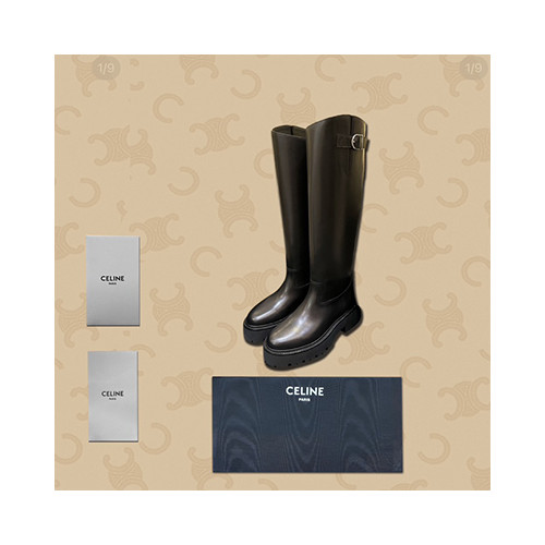 [부츠/롱부츠] celine shoes 팬더샵신발 셀린느 승마롱부츠슈즈