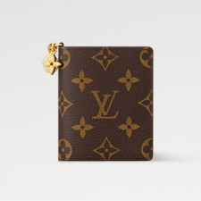 [LOUIS VUITTON] 여성용 M14718 루이비통 포켓 참 포켓월릿 코튼 반지갑 정품급 1:1버전