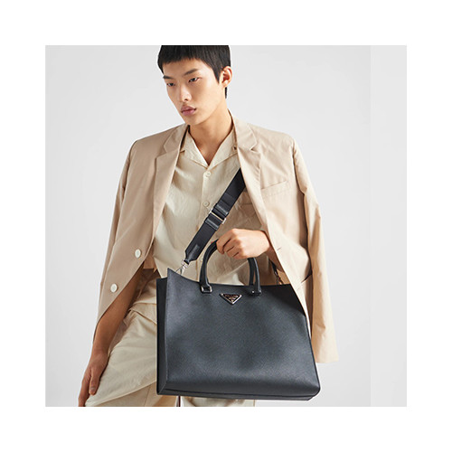 [PRADA] 남성백 Saffiano BAG 프라다 사피아노 가죽 토트백 삼각로고 이너백 2VG101