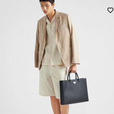 [PRADA] 남성백 Saffiano BAG 프라다 사피아노 가죽 토트백 삼각로고 이너백 2VG101