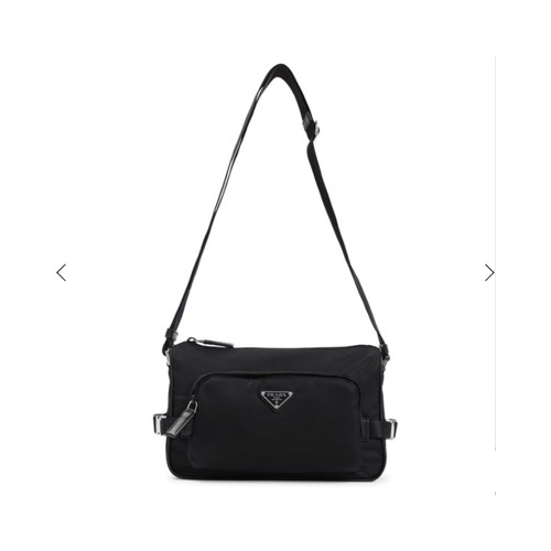 [PRADA] 남용백 Saffiano BAG 프라다 로고 플라크 지퍼 메신저 백 2VH191