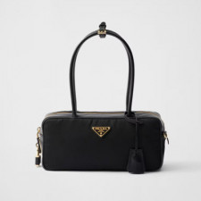 [PRADA] 여성백 Saffiano BAG 프라다 자물쇠 스몰 리나일론 가죽 탑 핸들백 1BB133