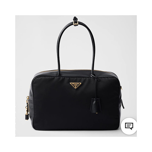 [PRADA] 여성백 Saffiano BAG 프라다 토트백 자물쇠 리나일론 가죽 탑 핸들백 1BB131