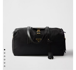 [PRADA] 남여공용백 Saffiano BAG 프라다 삼각 로고 패드락 라지 보스턴백 1BB135