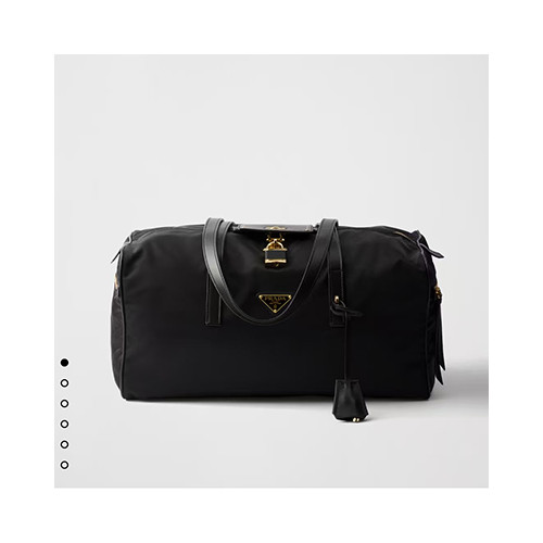 [PRADA] 남여공용백 Saffiano BAG 프라다 삼각 로고 패드락 라지 보스턴백 1BB135