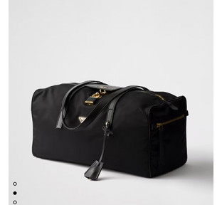 [PRADA] 남여공용백 Saffiano BAG 프라다 삼각 로고 패드락 라지 보스턴백 1BB135