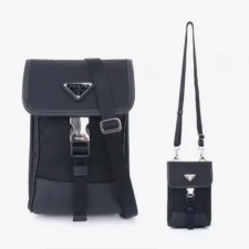[PRADA] 남여공용백 Saffiano BAG 프라다 사피아노 리나일론 스트랩 폰 케이스백 2ZH109