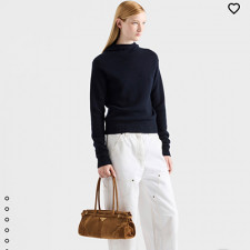 [PRADA] 여성백 LuxSoft BAG 프라다 레더 플라크 토트백 소프트럭스 핸드백 1BA426