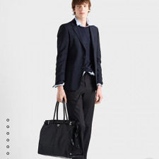 [PRADA] 남성백 FW25 Soft lux BAG 프라다 피니시 토트백 소프트 핸드백 2VG128