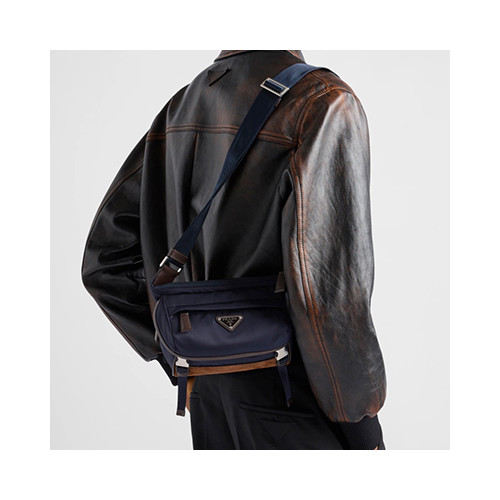 [PRADA] 남성백 FW25 Saffiano BAG 프라다 사피아노 바이커백 핸드백 2VH171